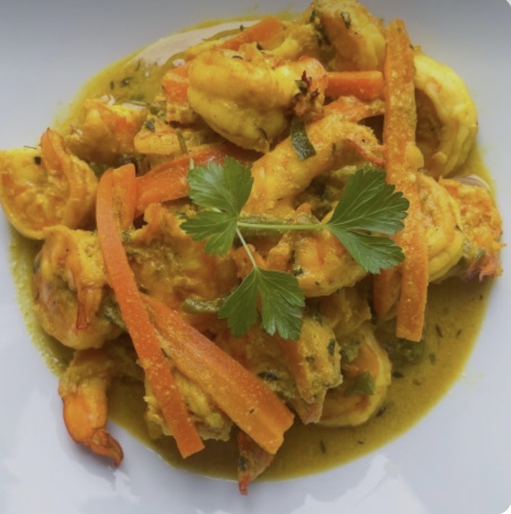 Curried Coconut Shrimp